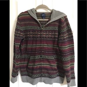Gap zipper sweater